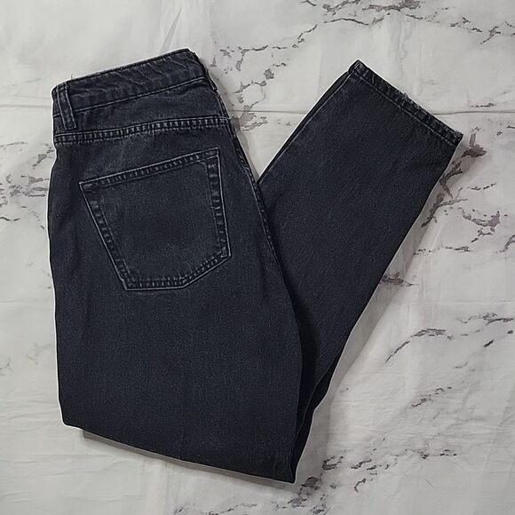 Free People High Rise Black Jeans - Picture 1 of 4